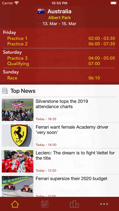 Race Calendar 2020 screenshot1