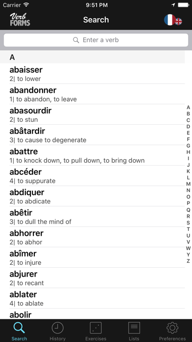 French Verbs & Conjugation screenshot 2