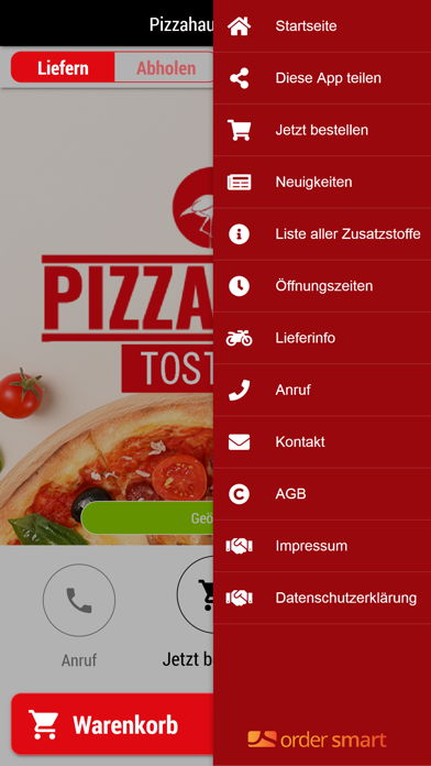 Pizzahaus Tostedt Lieferdienst screenshot 3