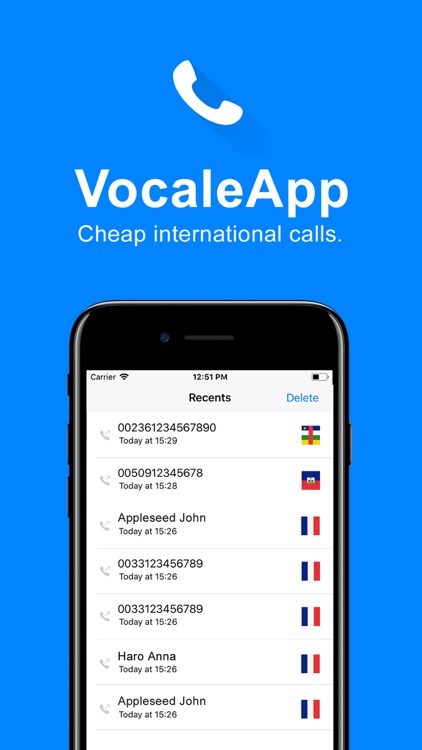 VocaleApp - Cheap calls