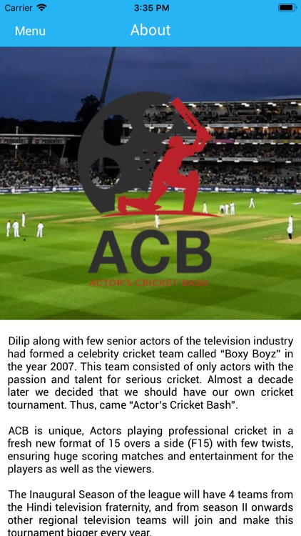 ACB - Actor’s Cricket Bash