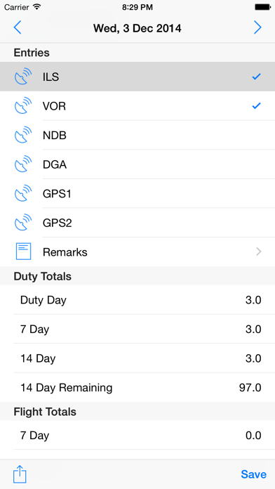 How to cancel & delete Duty & Flight Times from iphone & ipad 3