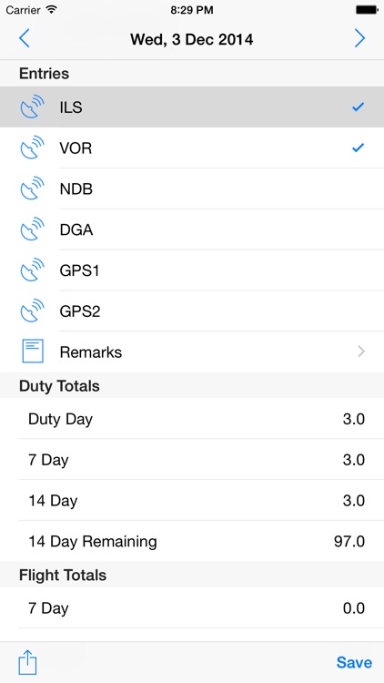 Duty & Flight Times