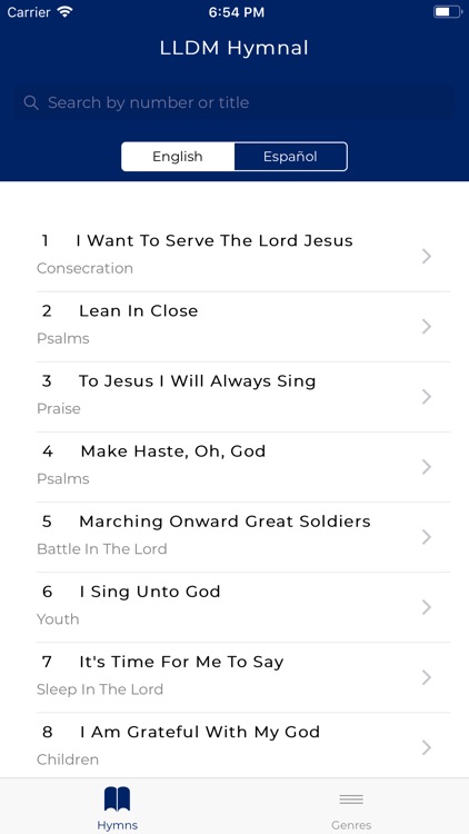 LLDM Hymnal