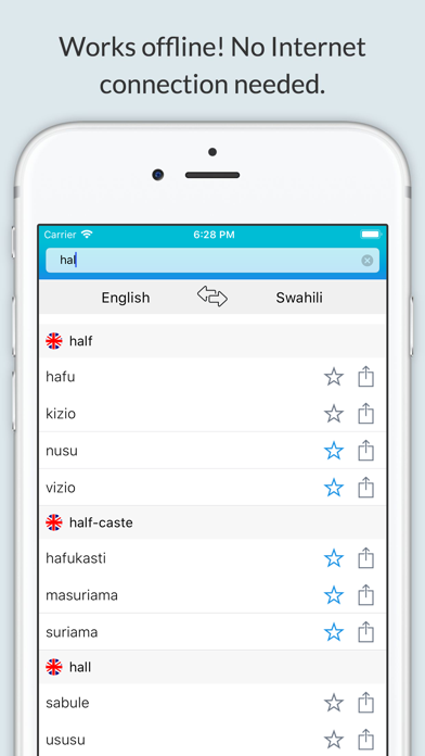 How to cancel & delete English Swahili Dictionary + from iphone & ipad 1