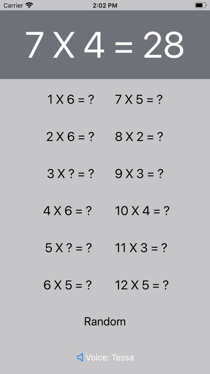 Look And Listen Times Table screenshot-4