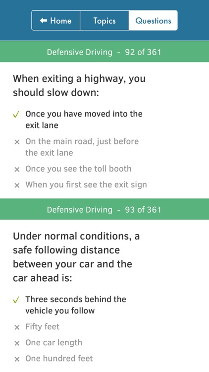 US Driving Knowledge Test