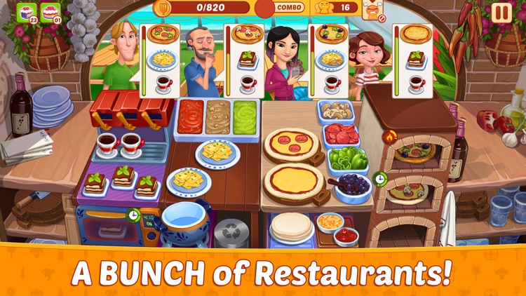 Crazy Restaurant Cooking Party screenshot-3