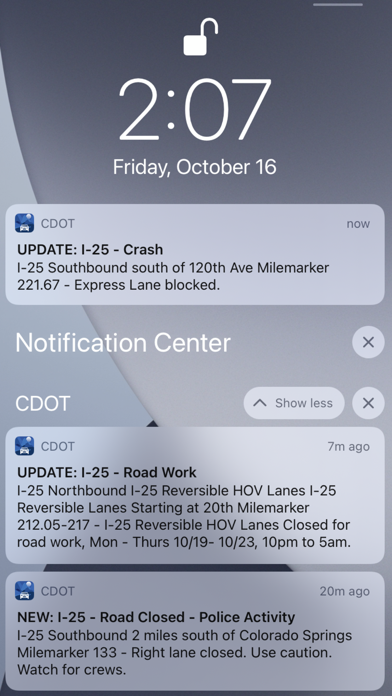 CDOT Colorado Road Conditions screenshot 3