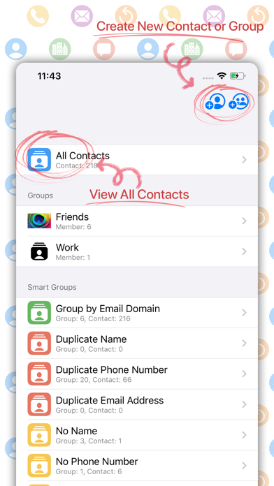 How to cancel & delete Unified Contacts from iphone & ipad 1