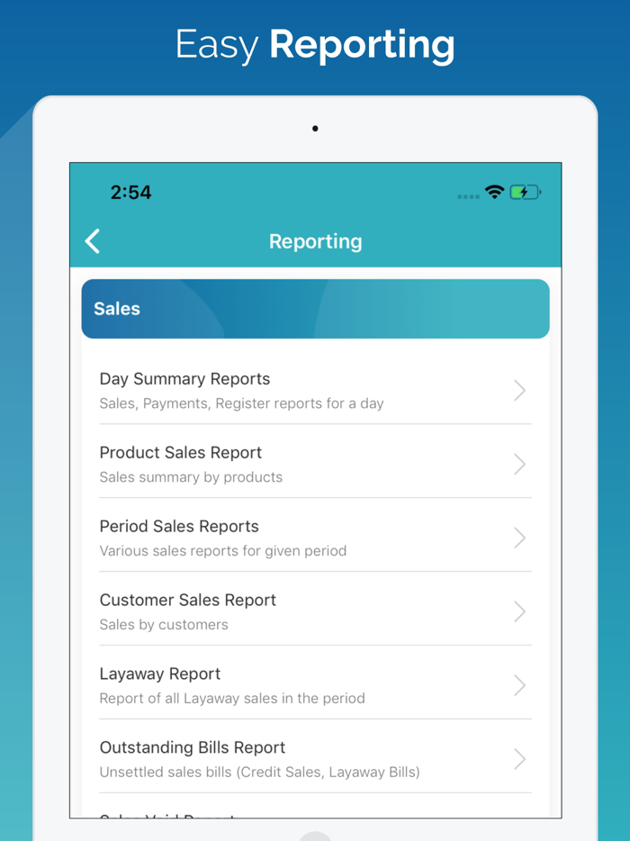 Ewity POS - Analytics