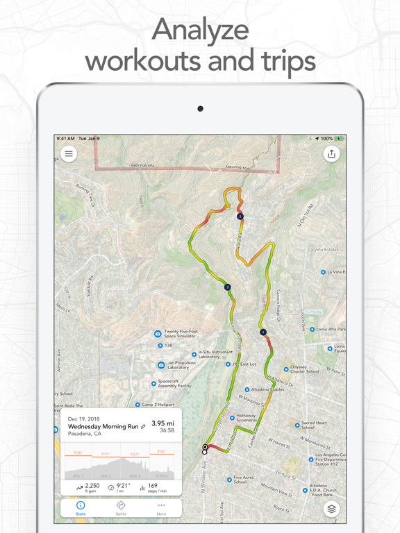 Footpath Route Planner Running / Cycling / Hiking Maps screenshot