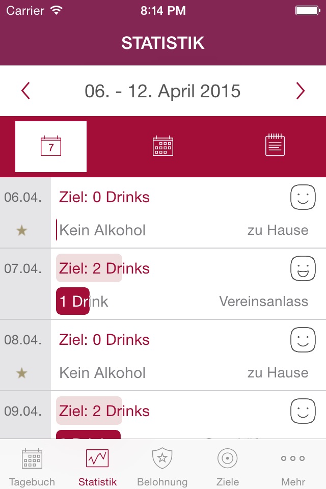 MyDrinkControl screenshot 4