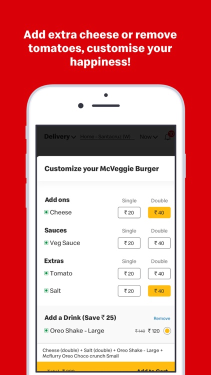 McDelivery India west & south screenshot-5