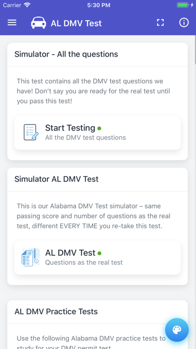 Alabama DMV Permit Test screenshot 3