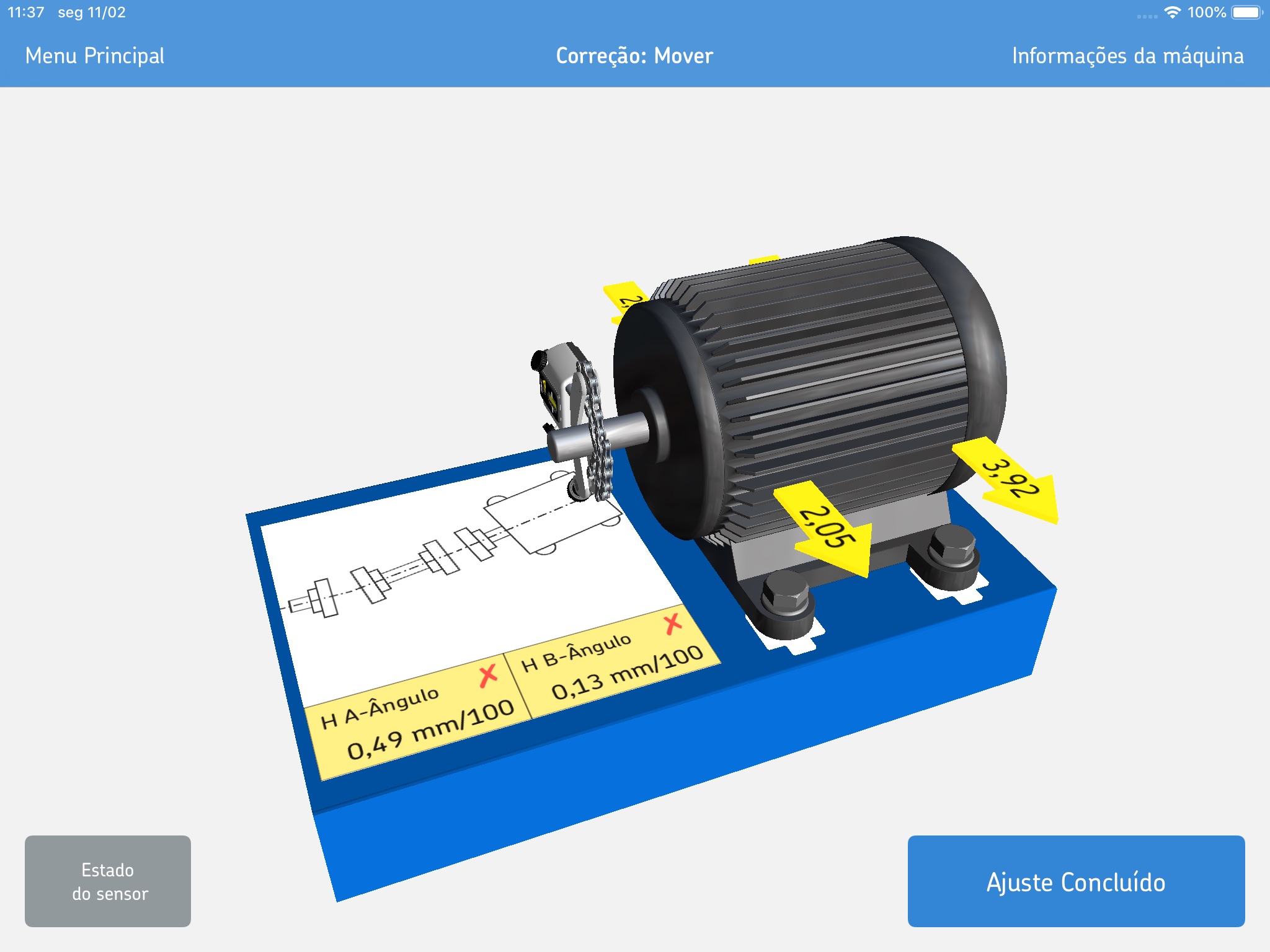 SKF Spacer shaft alignment screenshot 3