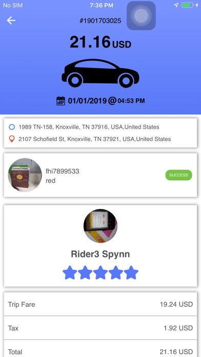 Spynn Driver App screenshot 4
