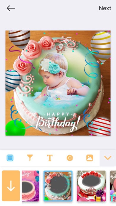 How to cancel & delete Birthday Photo Frame - Editor from iphone & ipad 2