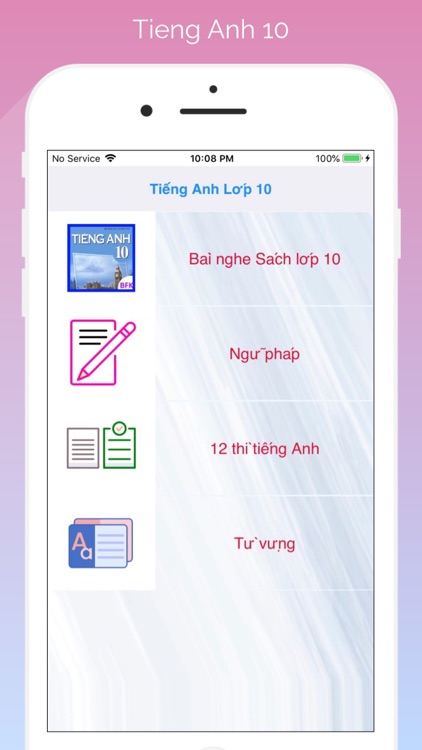 Tieng Anh Lop 10 - English 10 screenshot-5