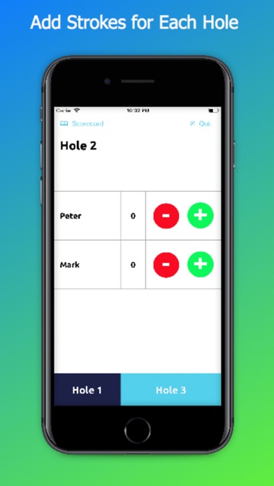 Golf Scorecard Score Keeper screenshot 4