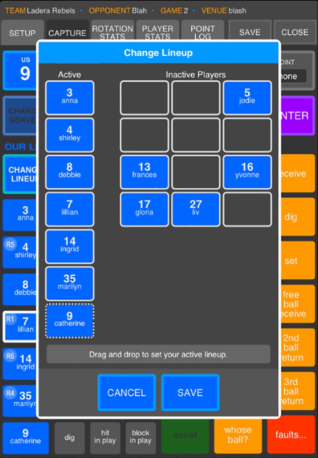 SoloStats 123 Volleyball screenshot 3