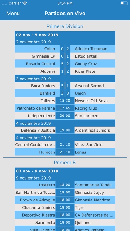 Futbol Argentino en vivo