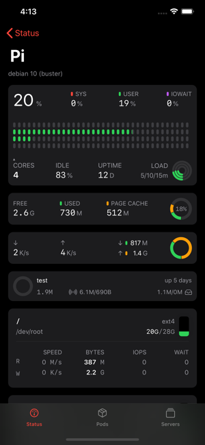 ServerCat - Linux Status & SSH