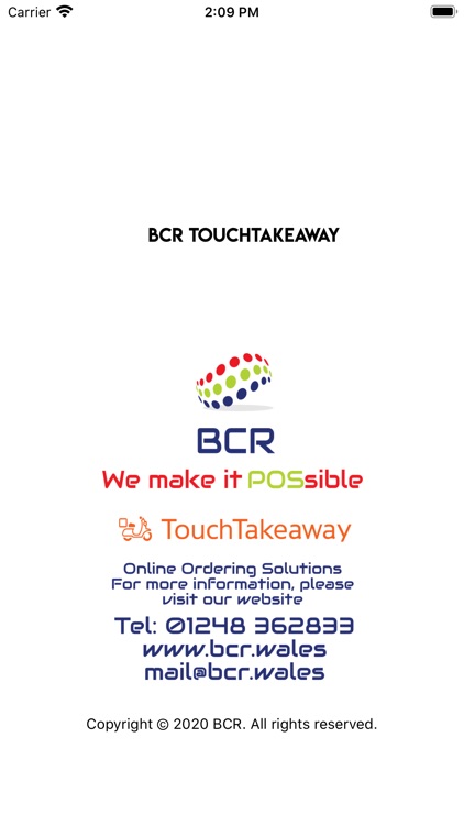 BCR TouchTakeaway