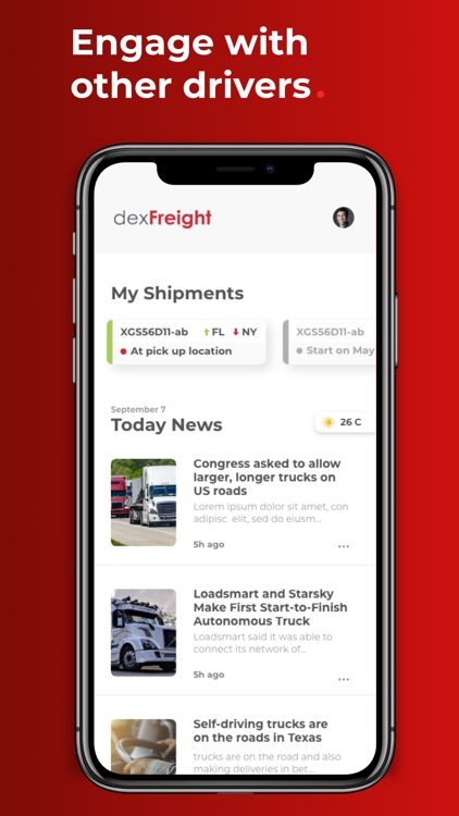 dexFreight Driver App