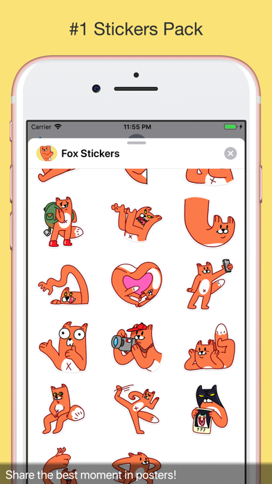 Fox Stickers Pro screenshot 2