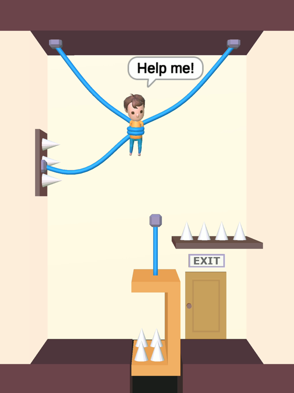 iPad Image of Rescue Cut - Rope Puzzle
