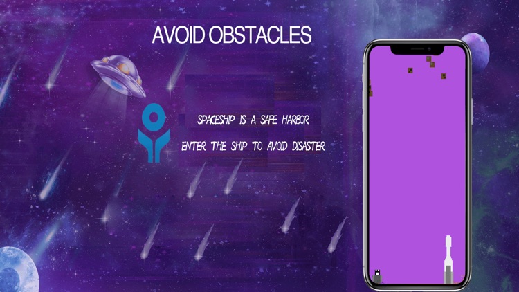 Avoid Obstacles-ship fly