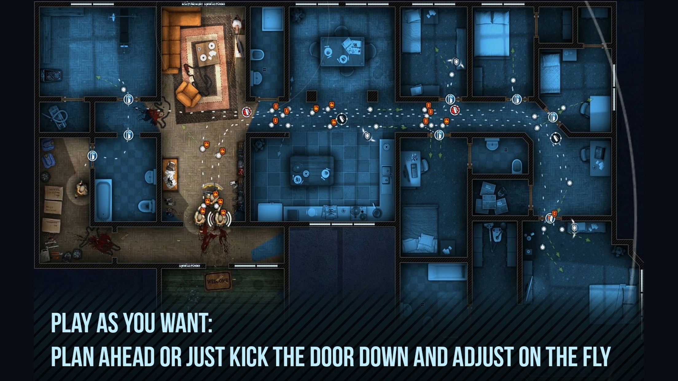 Screenshot do app Door Kickers