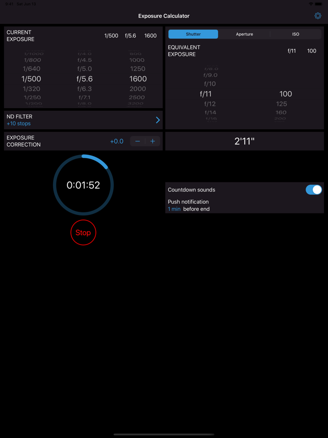 ‎Exposure-Calculator Screenshot