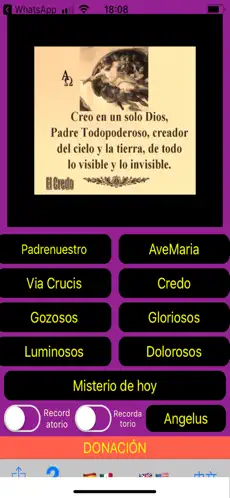 Captura 10 Rezar - Oraciones basicas iphone