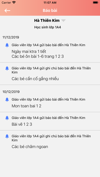 YSchool Phụ Huynh screenshot 4