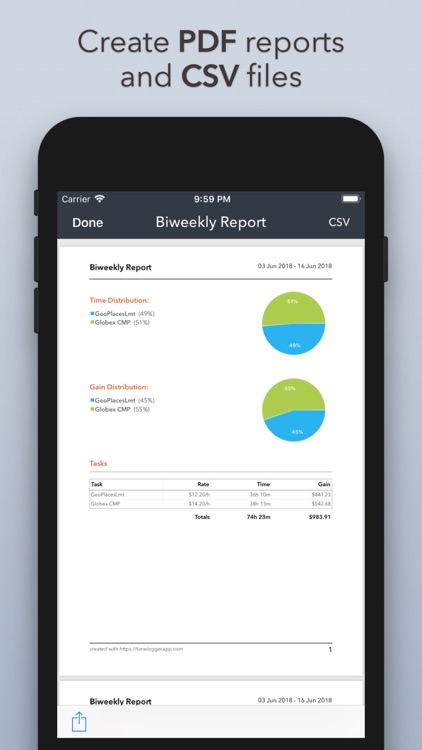 Timelogger: Time Tracking screenshot-3