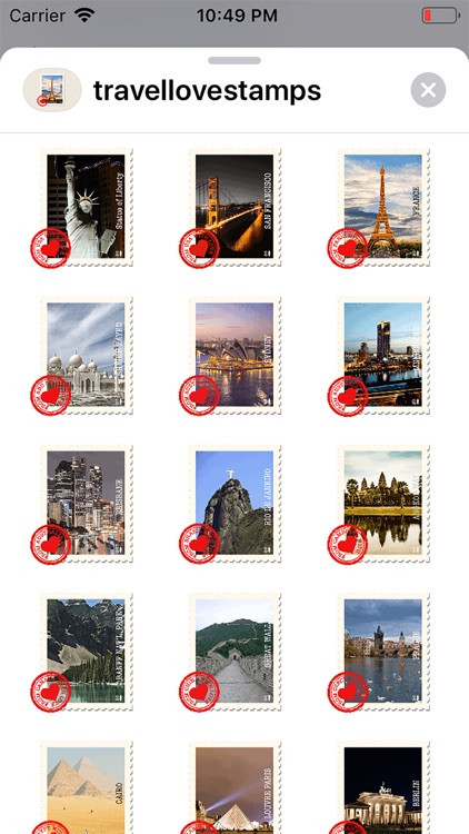 Travel Love Stamps Stickers screenshot-3