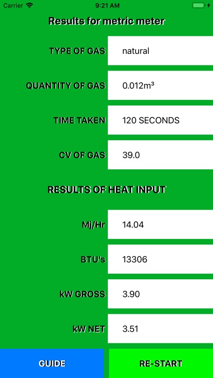 Domestic Gas Rating screenshot-6