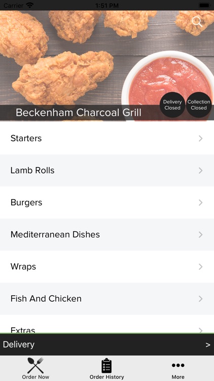 Beckenham Charcoal Grill.