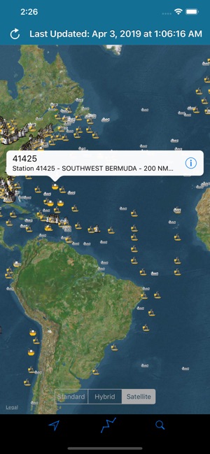 NOAA Buoy Stations & Ships