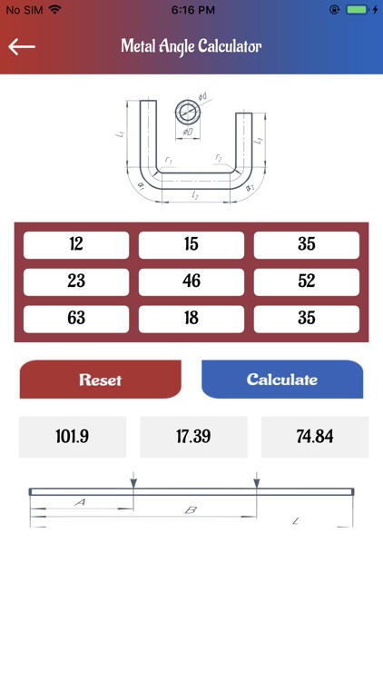 Metal Angle Calculator screenshot-3