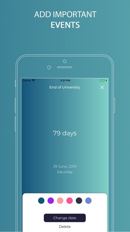 Time to event - countdown days