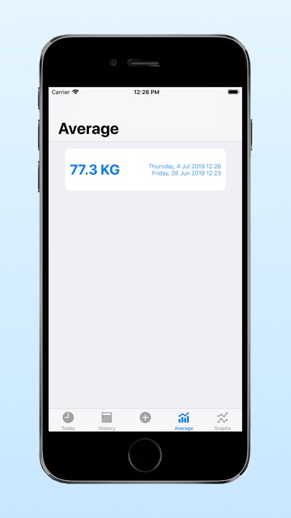 Heikin: Average Weight Tracker screenshot-4