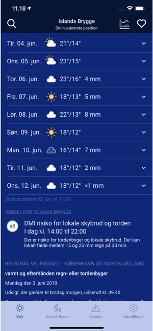 DMI Vejr(圖3)-速報App