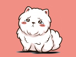 Small Pomeranian Stickers