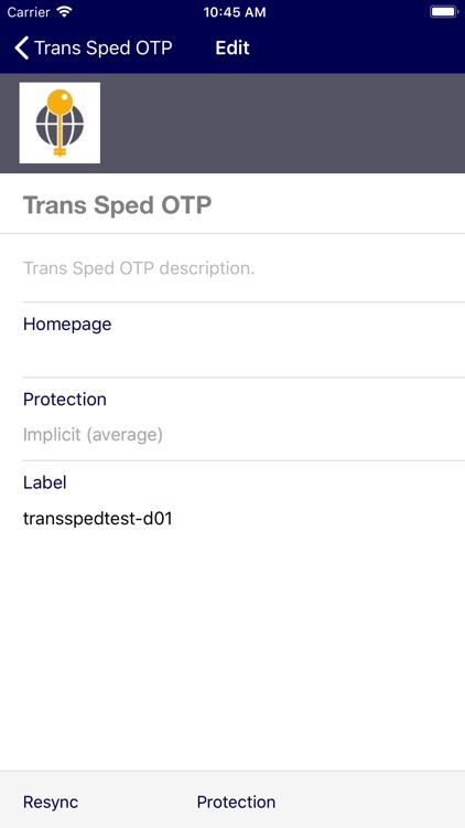 Trans Sped OTP screenshot-3