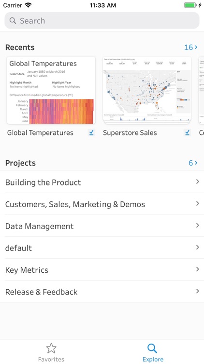 Tableau Mobile