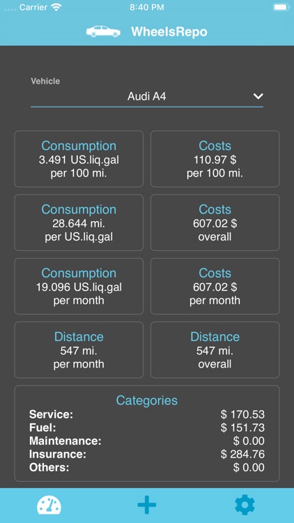 WheelsRepo - Vehicle Expenses