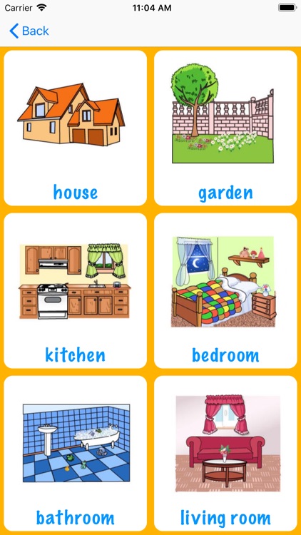 House vocabulary, Parts of the House, Rooms in the House, House